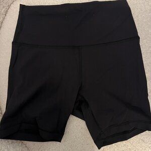 Lululemon Biker Shorts Black Size 6, 6'' Inseam